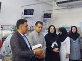 بازدید مدیر امور بیماری ها و مراکز تشخیصی درمانی « فرشاد فلاحتی» از بیمارستان حافظ 