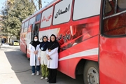 استقرار واحد سیار انتقال خون در بیمارستان حافظ همزمان با آغاز دهه فجر